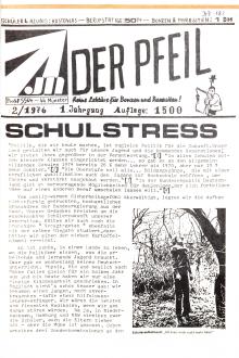 Titelseite Der Pfeil 2/1976