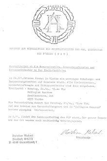 Rundschreiben Malcoci, KAH