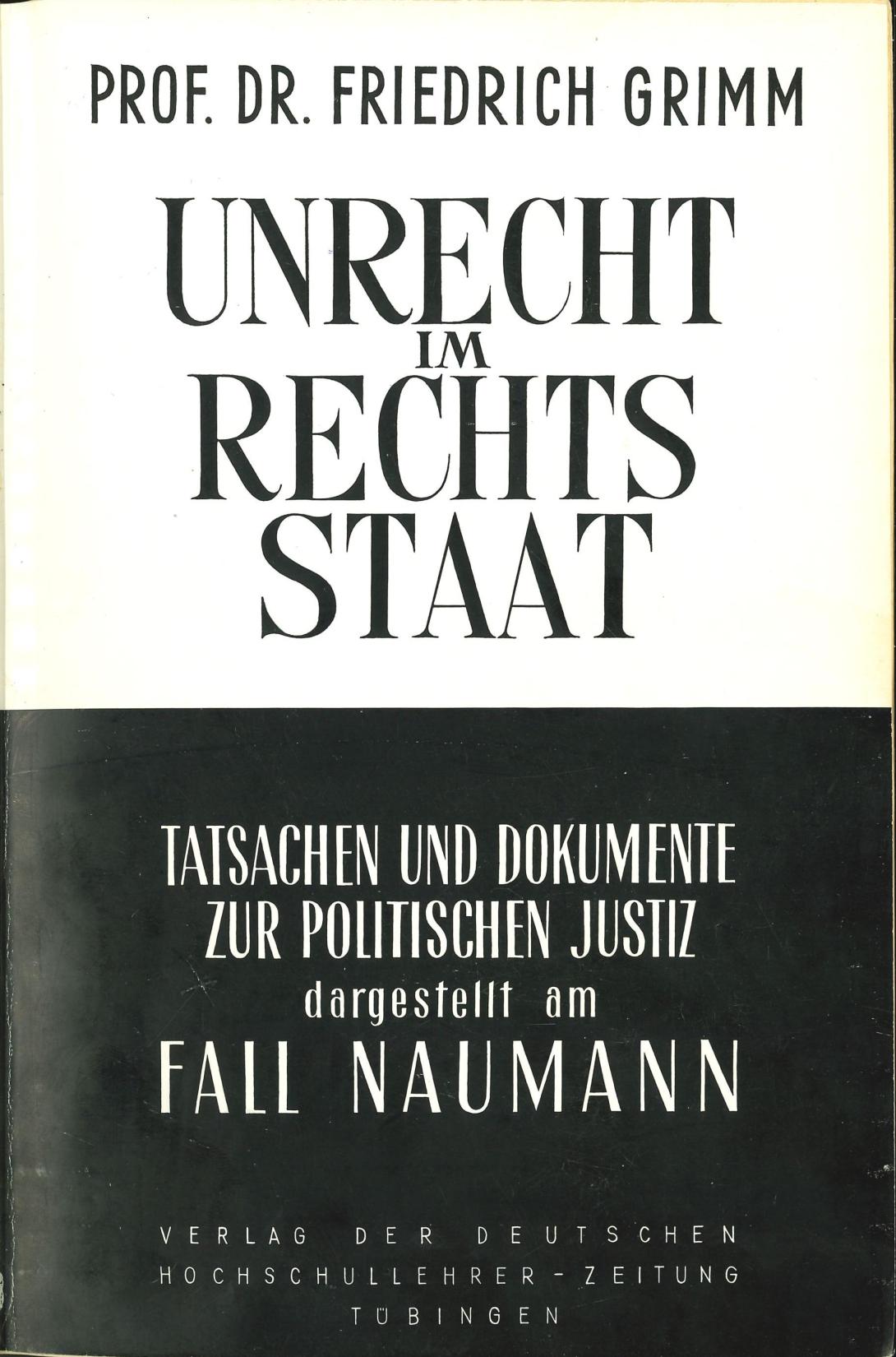 Titel Grimm, Unrecht im Rechtsstaat