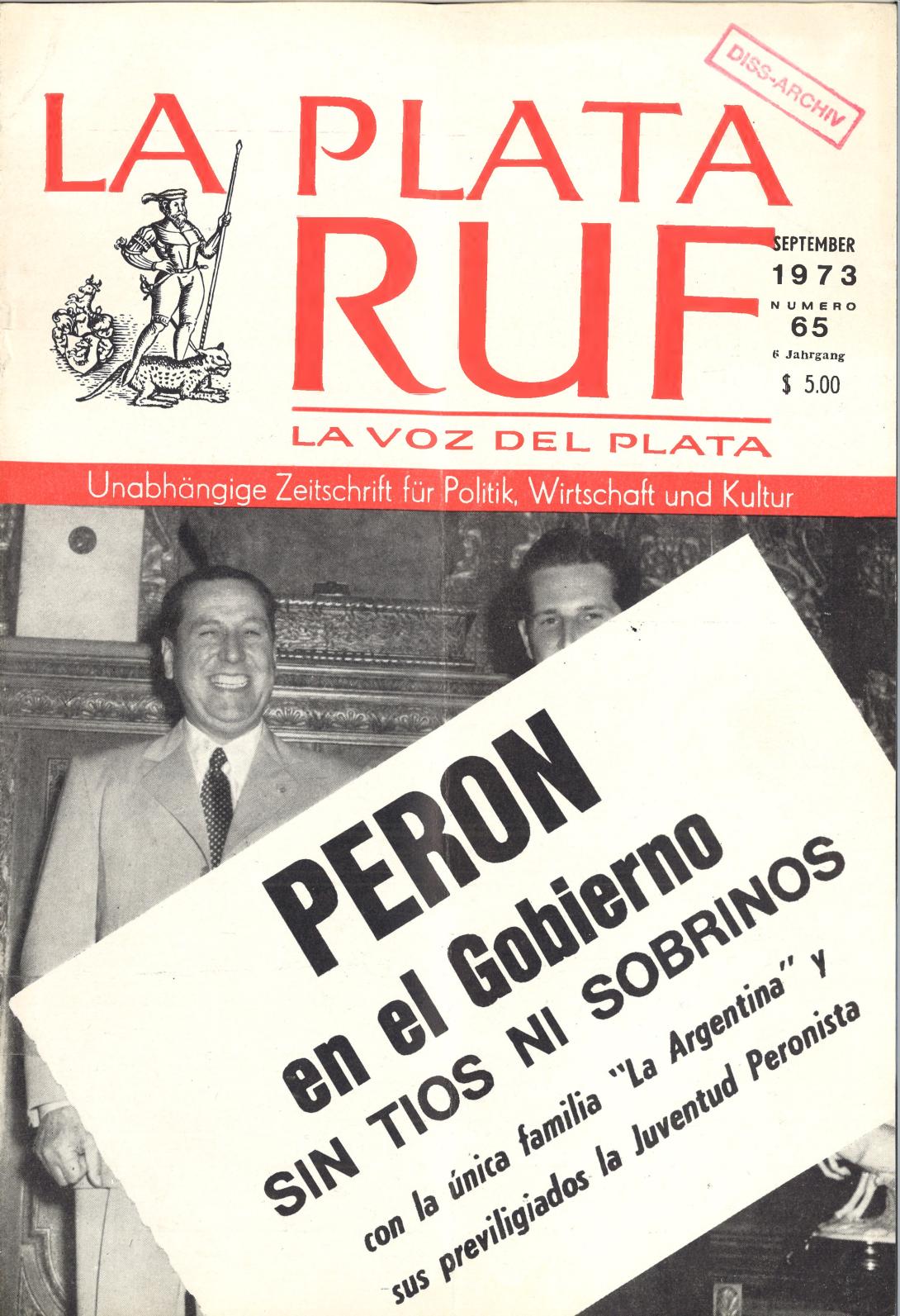 Titelseite La Plata Ruf